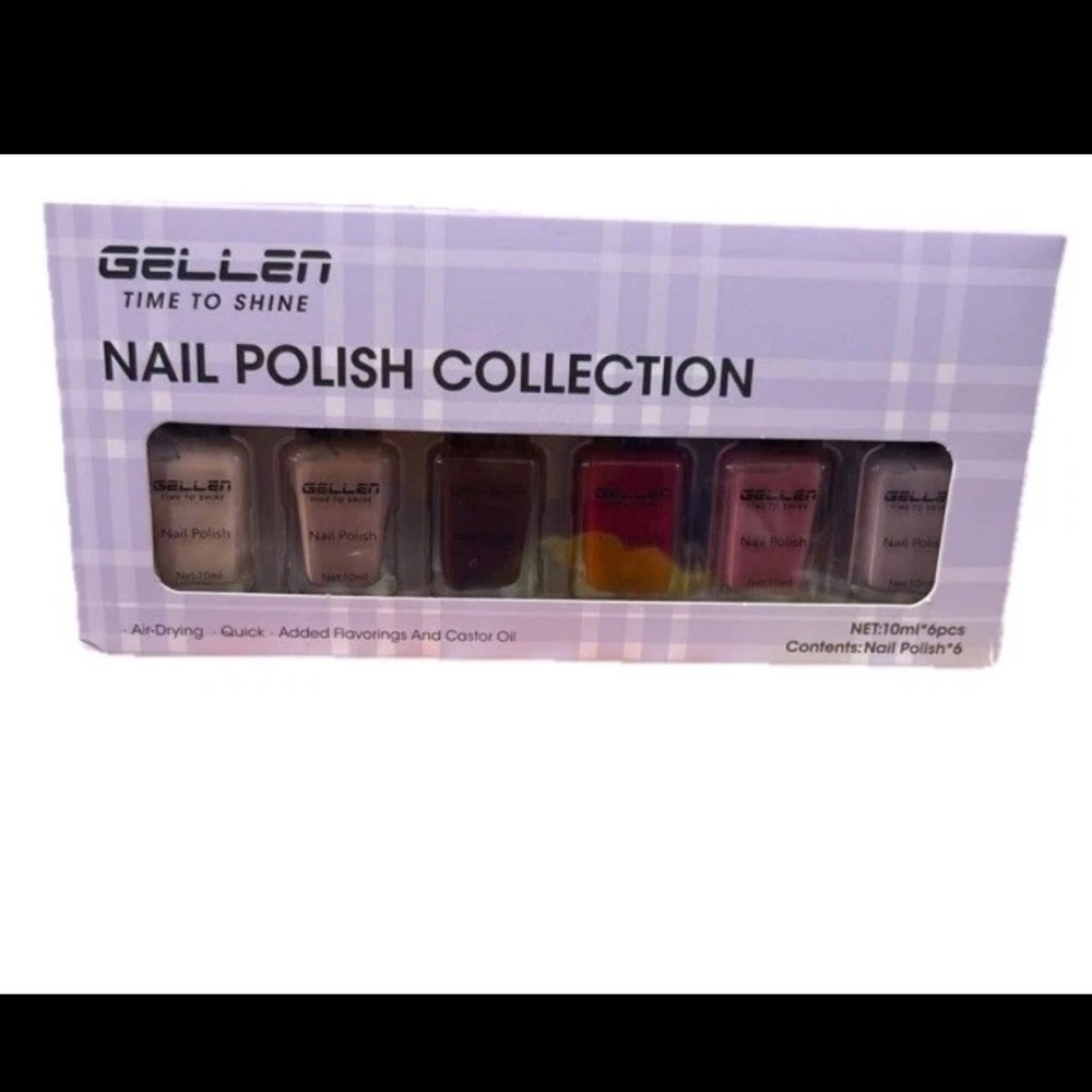 Gellen Time To Shine Nail Polish Collection 6 Polishes